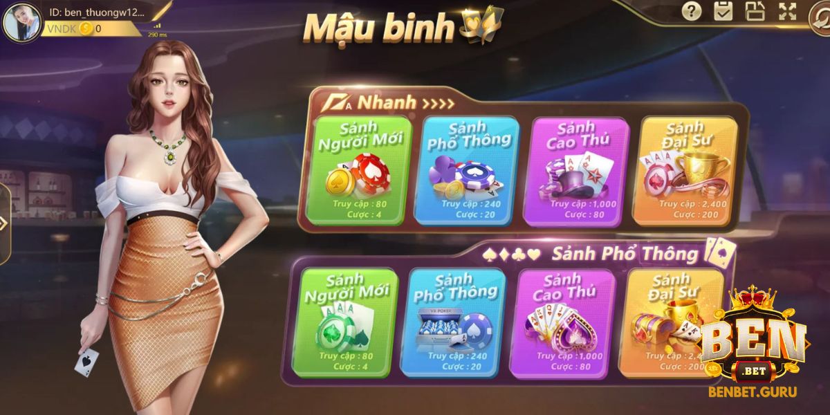 Cách chơi cơ bản của Mậu Binh online tân binh cần nắm